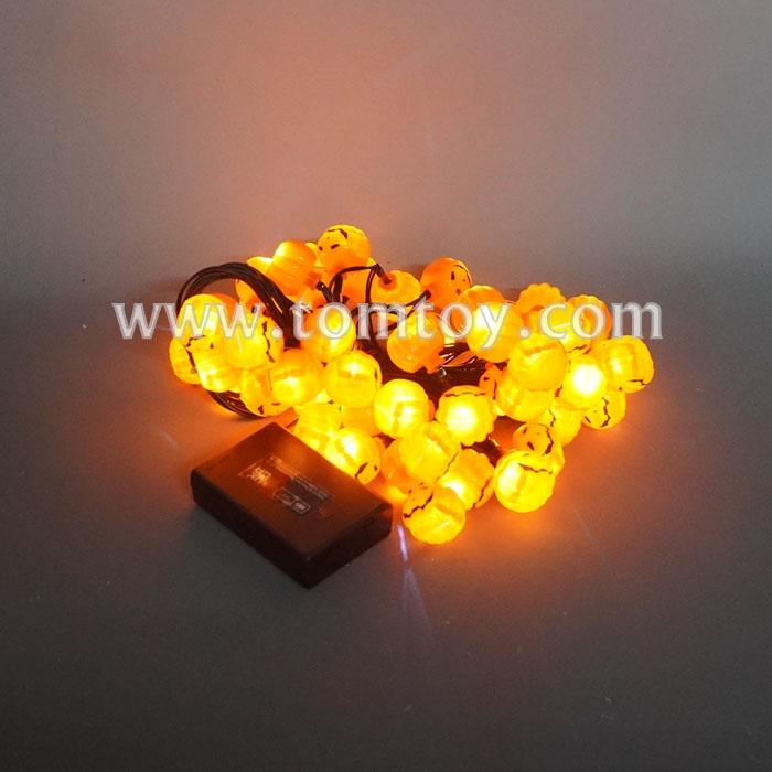 Led Pumpkin String Lights Tomtoy