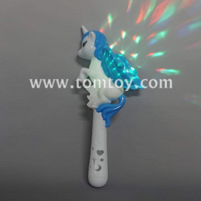 Led Unicorn Wand With Disco Ball Tomtoy