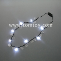 christmas snow led necklace tm02778