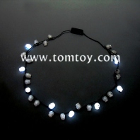 flashing led skull necklace tm02779