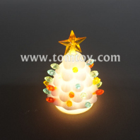 led christmas tree ceramic night light tm09757