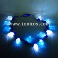 led light up christmas bulb necklace party favors tm01339