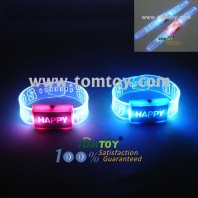 led light up flashing wristbands multicolor bracelet parties birthdays events bracelet tm02093