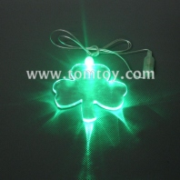 led shamrock necklace tm00057-shamrock