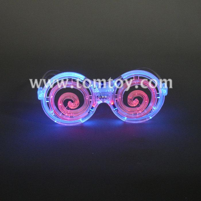 spiral led glasses