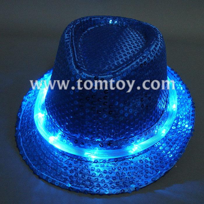 led fedora hat