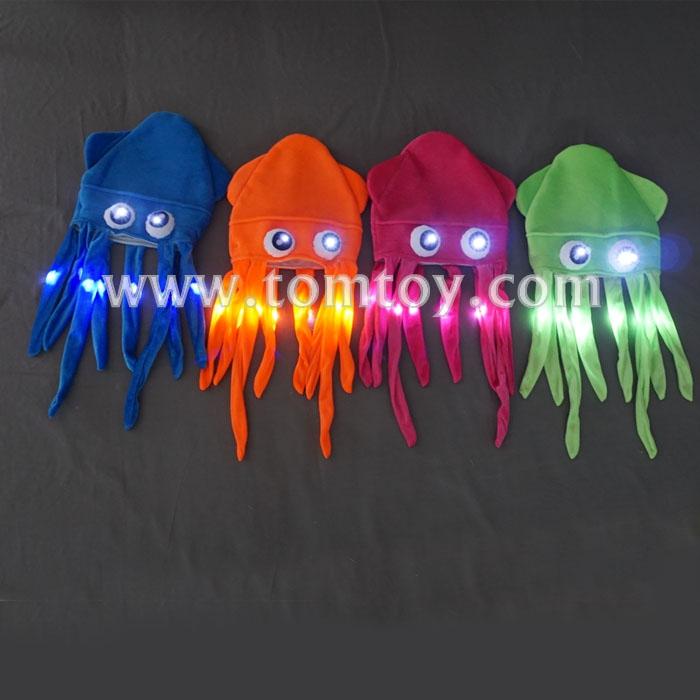 light up squid hat