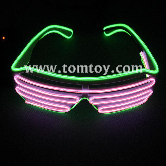 Neon El Wire Shutter Glasses Tomtoy 