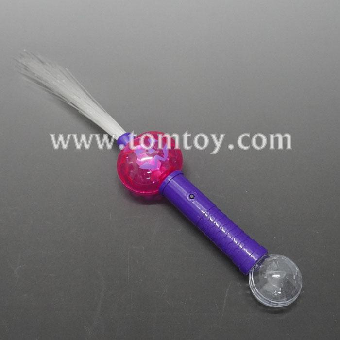 Pumpkin Fiber Optic Wand With Prism Ball Tomtoy