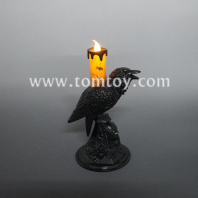 led halloween crow candle tm09772